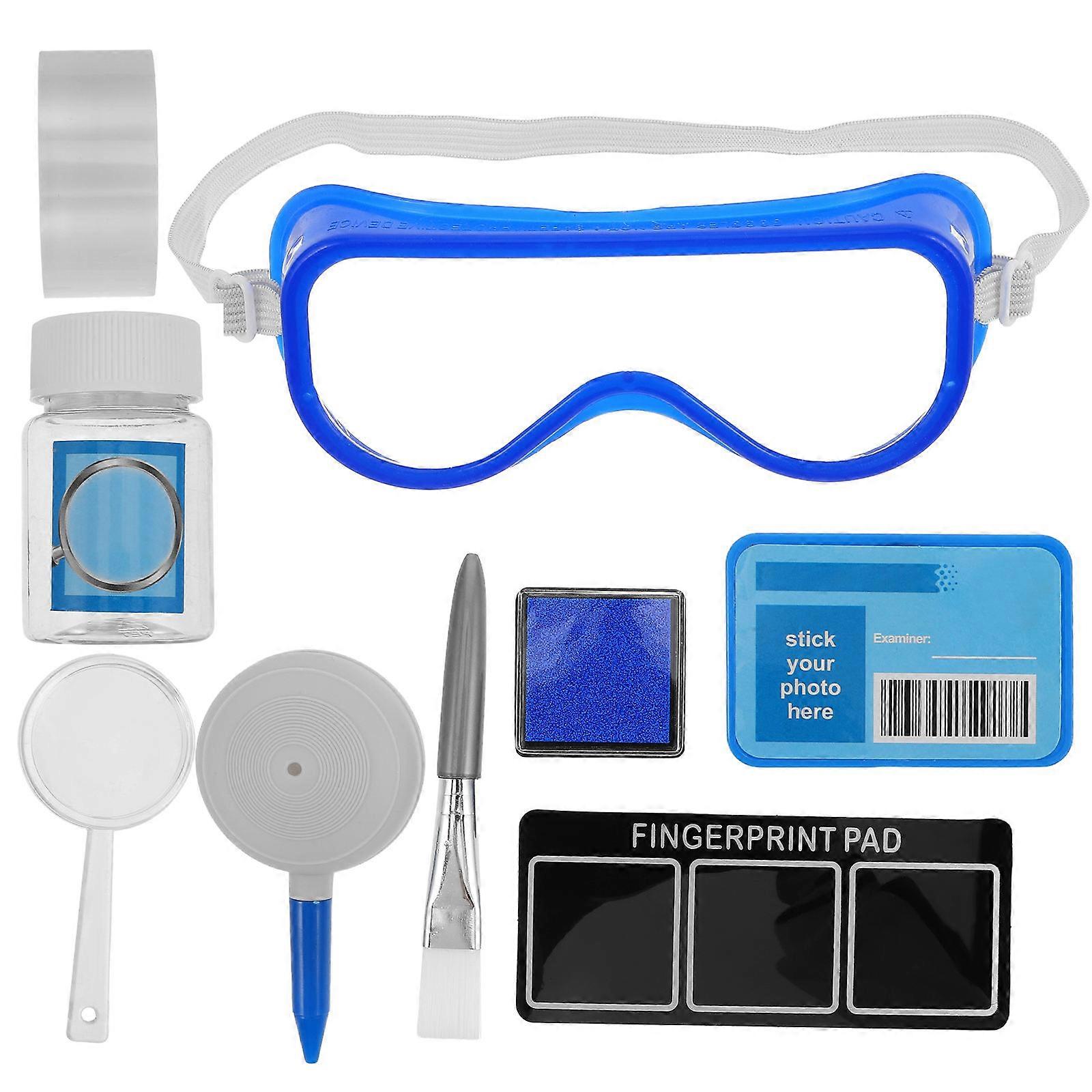 Fingerprint Investigation Toys Educational Science Kit Forensic Detective Set