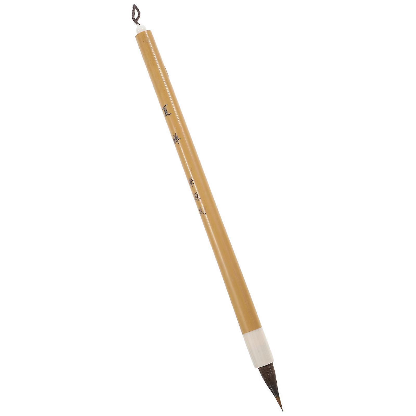 Chicken Quill Chinese Calligraphy Brush for Writing Use Ink Handle