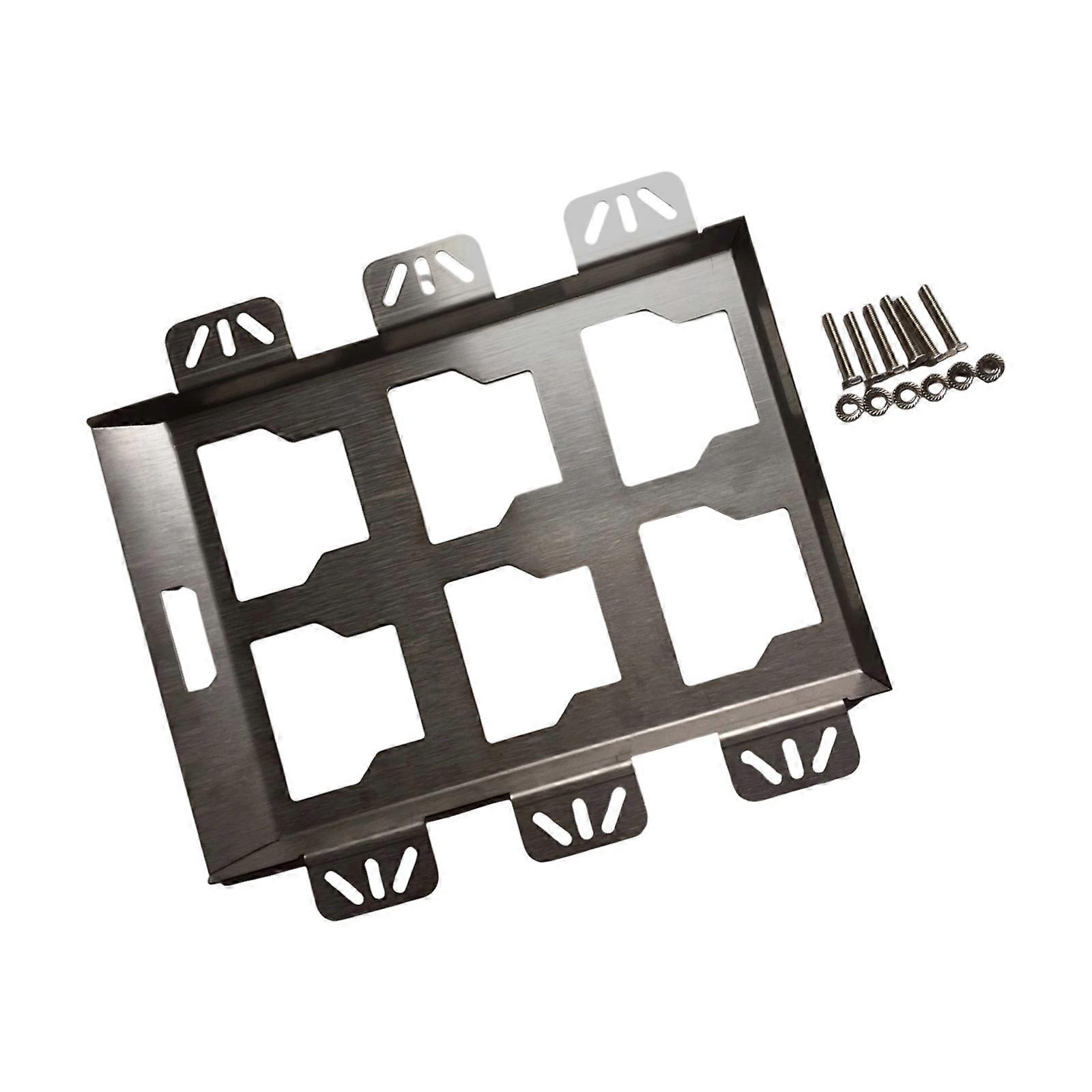 Strong Tool Storage Mounting Plate Secures Instances On TruCHEAPel Partitions Truck Mattresses Workstations Includes Screws Screws Multicolor