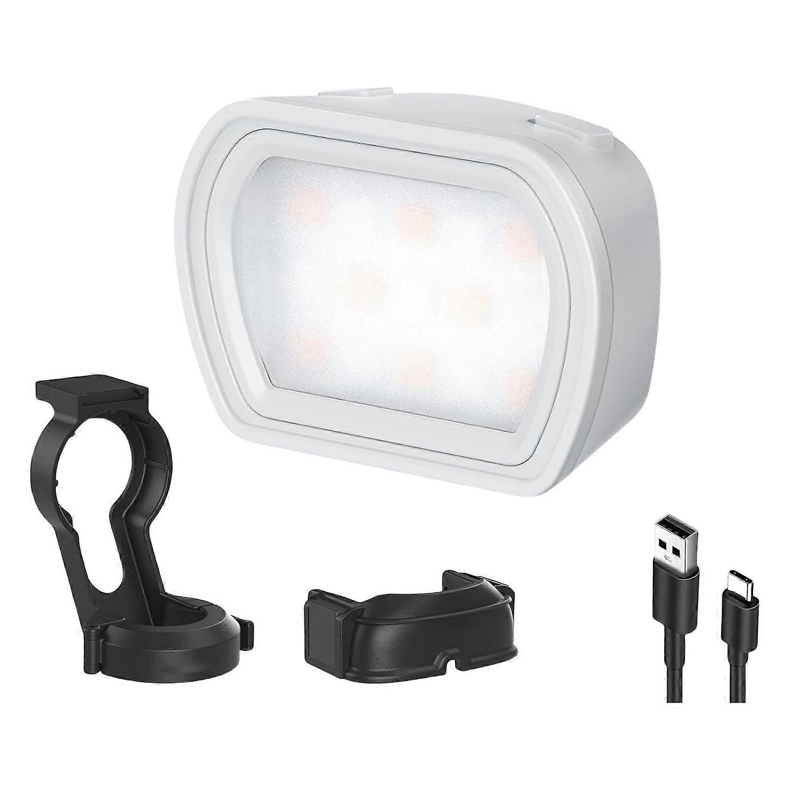 Magnetic Attachment Snap On Fill Light With 3 Brightness Level 1.5H Runtimes for Pocket3 M21 Content Creators Multicolor