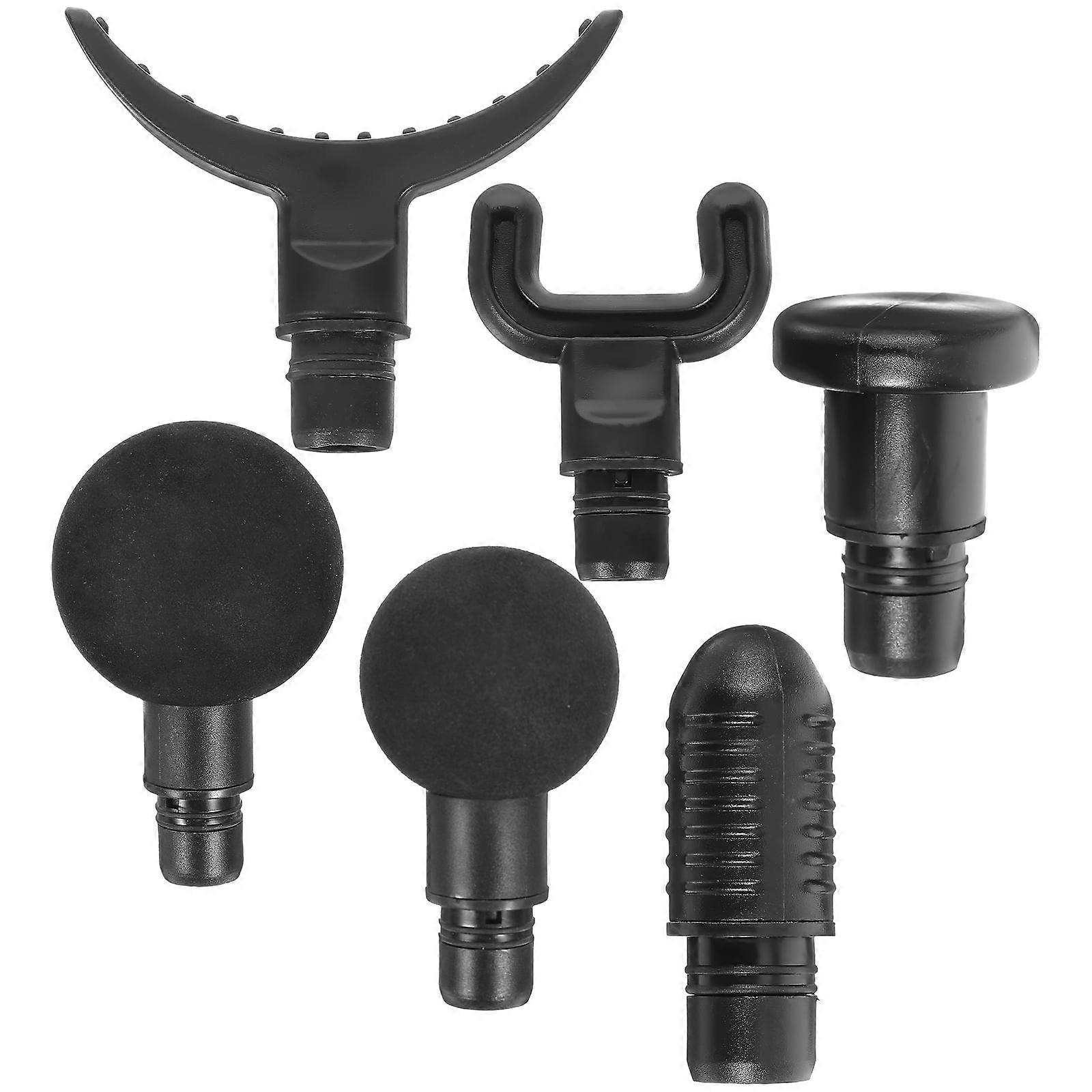 Guangmc 6pc Replaceable Massage Heads for Deep Tissue Percussion