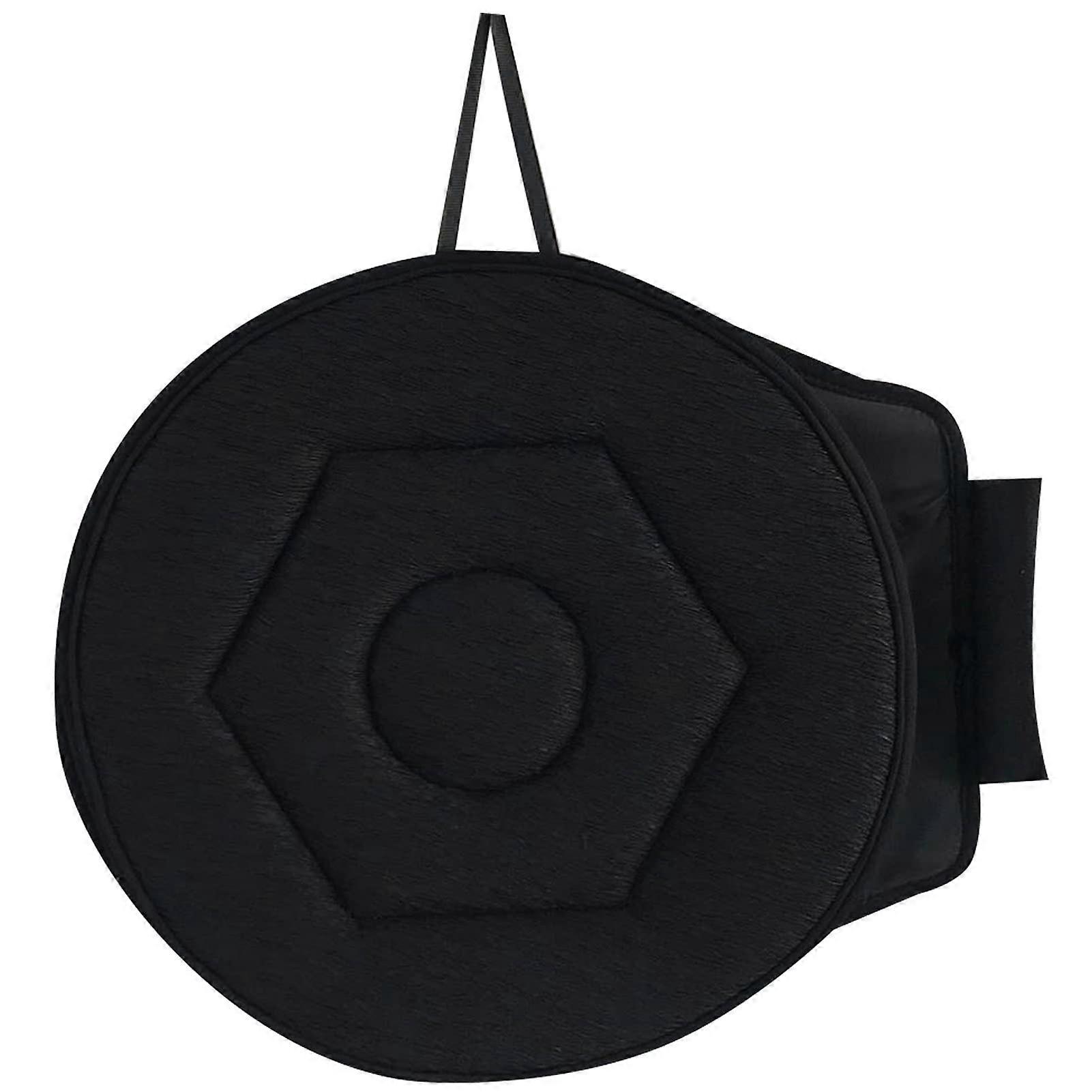 Car Swivel Seat Cushion 360° Rotating Transfer Pad for Easy Vehicle Entry and Exit (Black)