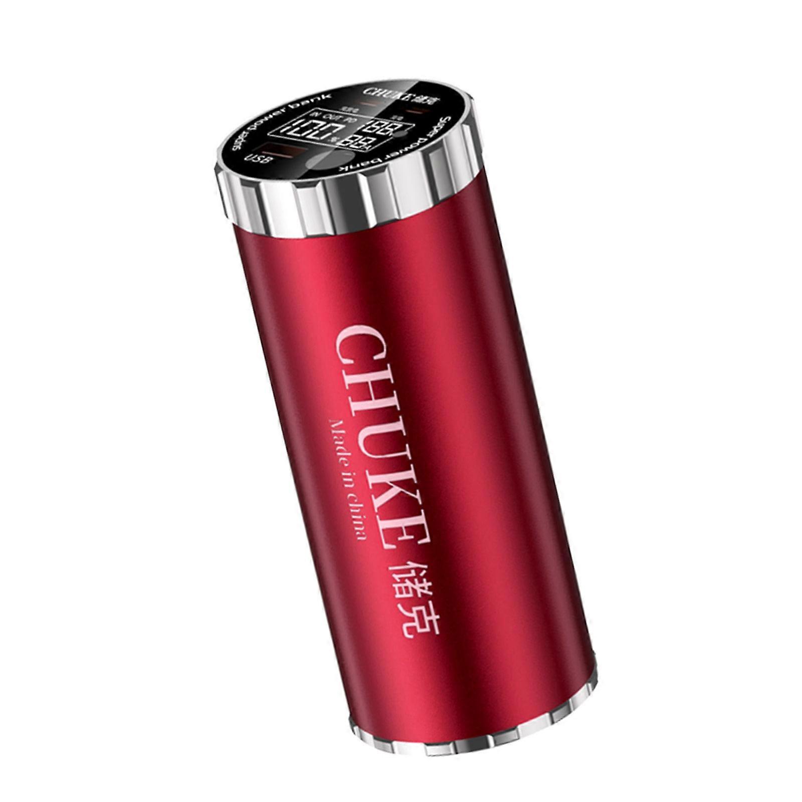 46950 Battery Power Banks Enclosure with Intelligent Digital Screen 46950 Battery   Mobile Power Charging Holder set  Red