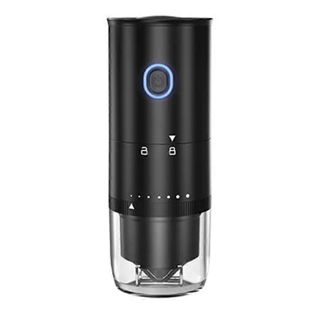 Coffee Grinder for Outdoor Household Use,Detachable Lid, Adjustable Thickness for Adding Beans,Electric Coffee Grinder,A