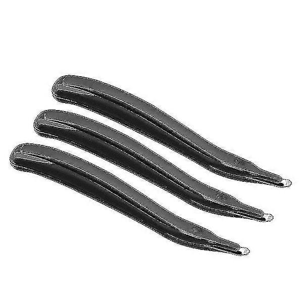 Staple remover with magnet for removing removed staples, 3-pack
