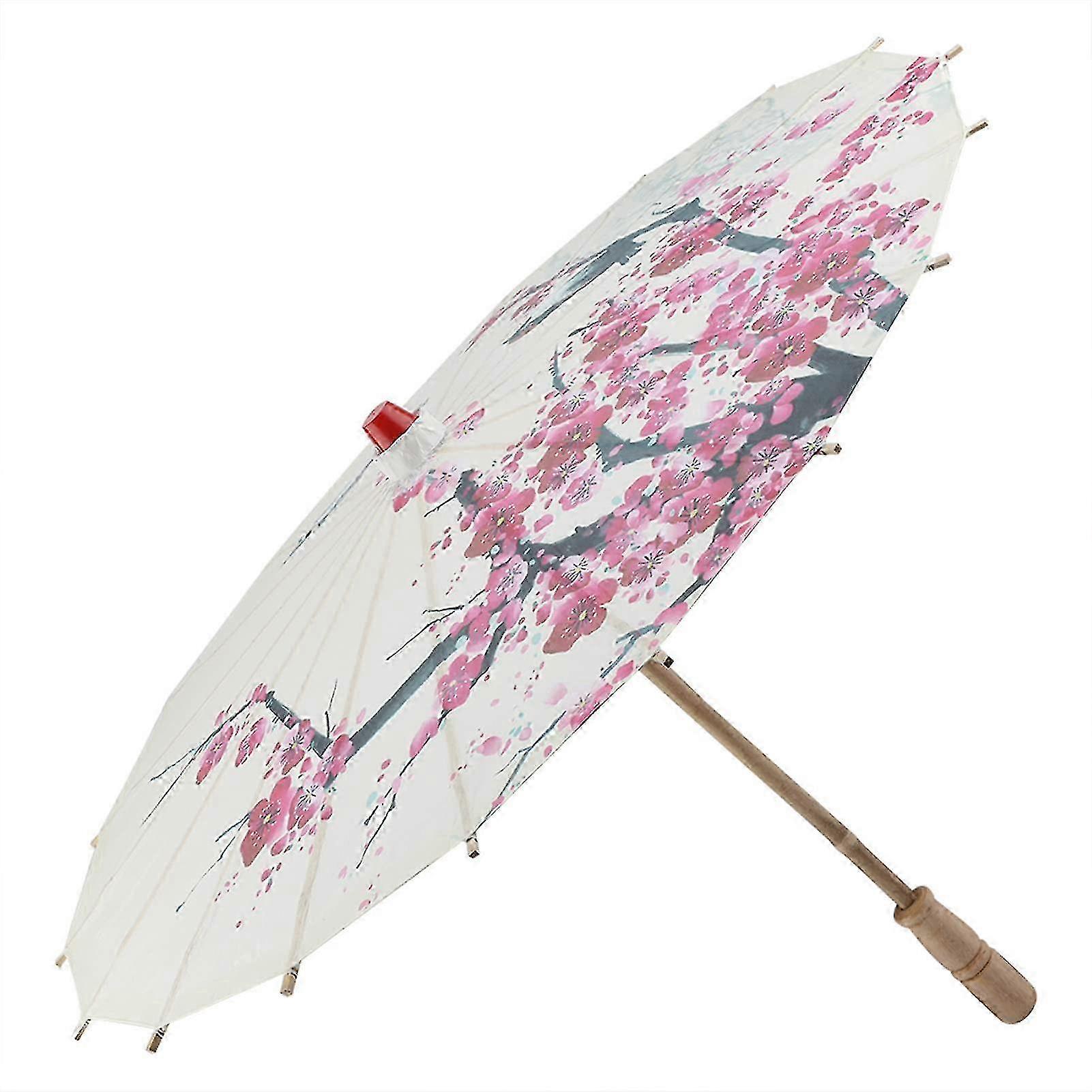 Guarda-chuva artesanal chinês à prova de chuva, em tecido oleado, 55 cm (21,7 polegadas).