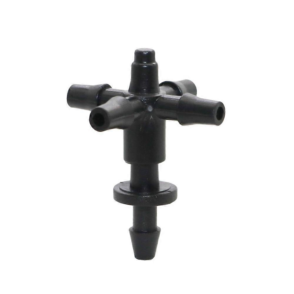 Drip Irrigation, 5 Way Hose Divider, 4 Way Cross Connector, Garden Arrow Adapter, Barbed Connector 50Sets Of Sets