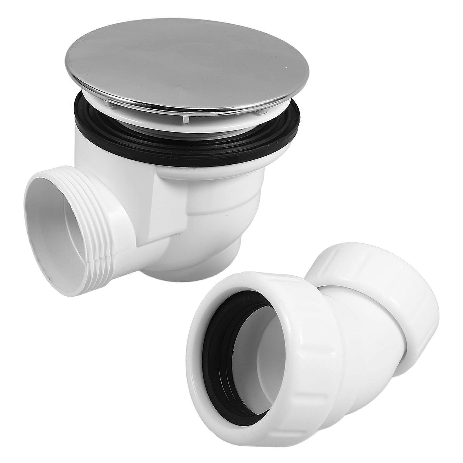 Shower Hose Coupling Efficient Bathtub Hose Fitting Elbow Type White 1Pack