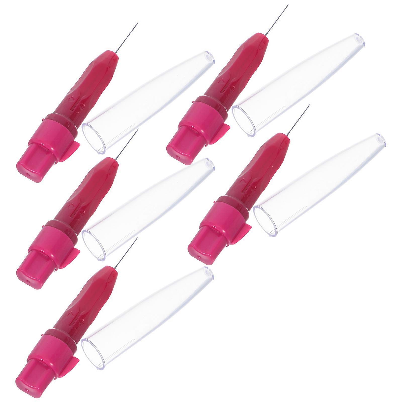 Needle Felting Tools Pen for Craft Use 5Pcs Wool Felt Needle Set for Beginners