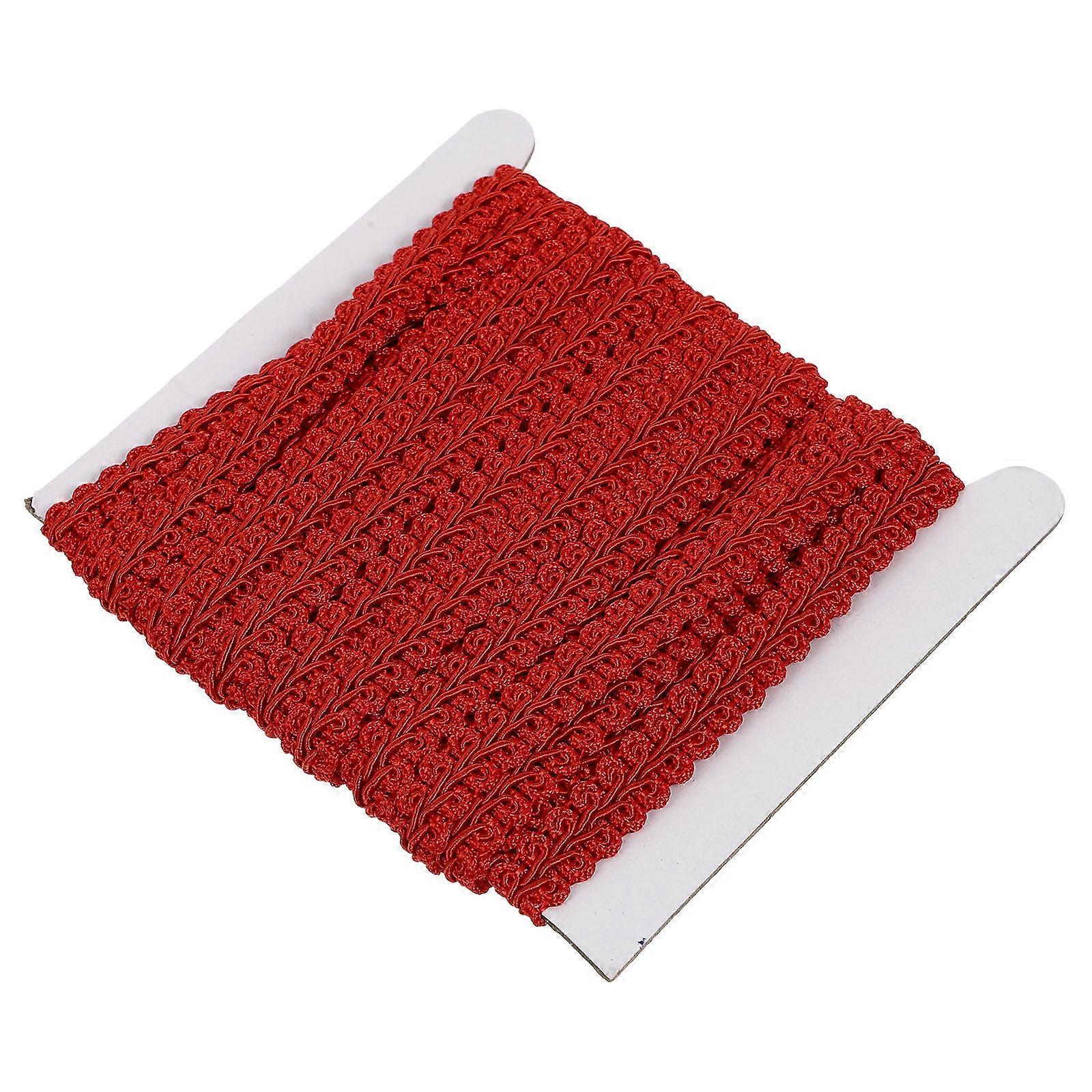 1 Roll  Curtain Trim Ribbon DIY Polyester Braid Trim Pelmet Garment Edging