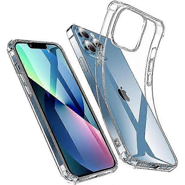 Compatible with IPhone 14 - Silicone Shockproof Case extra shock resistant Transparent compatible with IPhone 14
