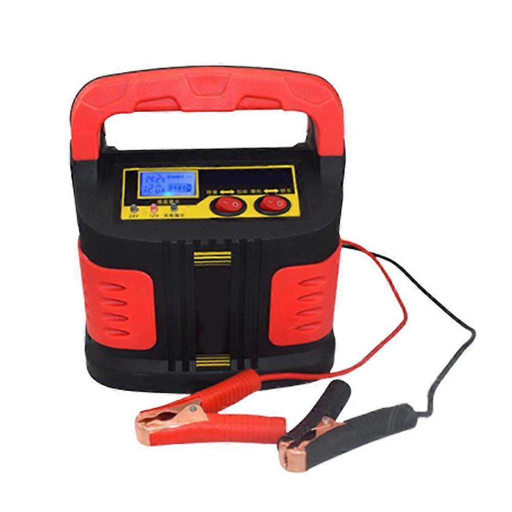 Battery Charger Full Automatic for 3Pcs Vehicle Red