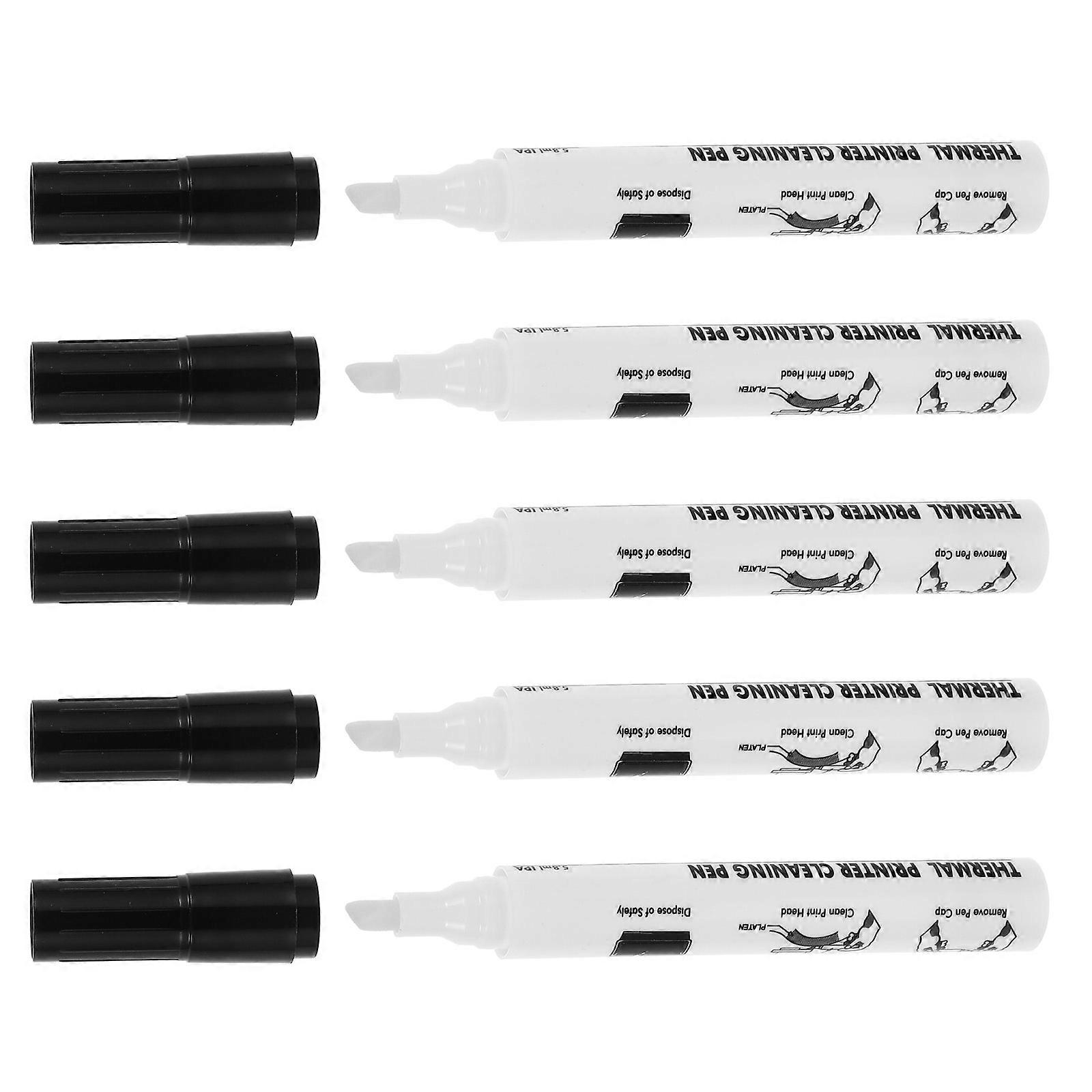 Efficient Printer Cleaner Pen for Thermal Printhead Use 5Pcs Set