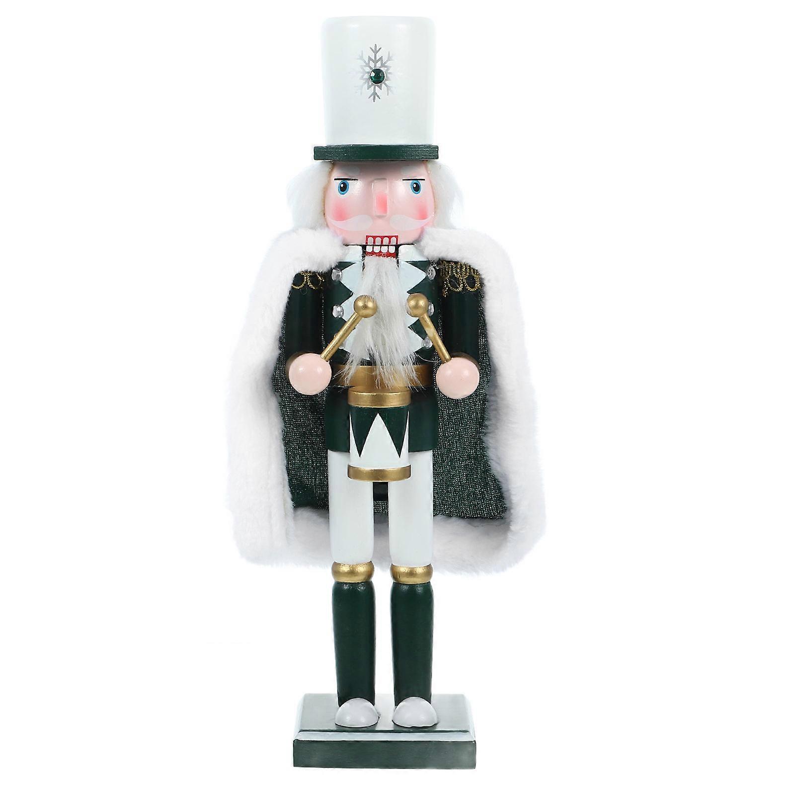 Christmas Nutcrackers Wooden Nutcracker Ornament for 5Pcs Holiday Decor