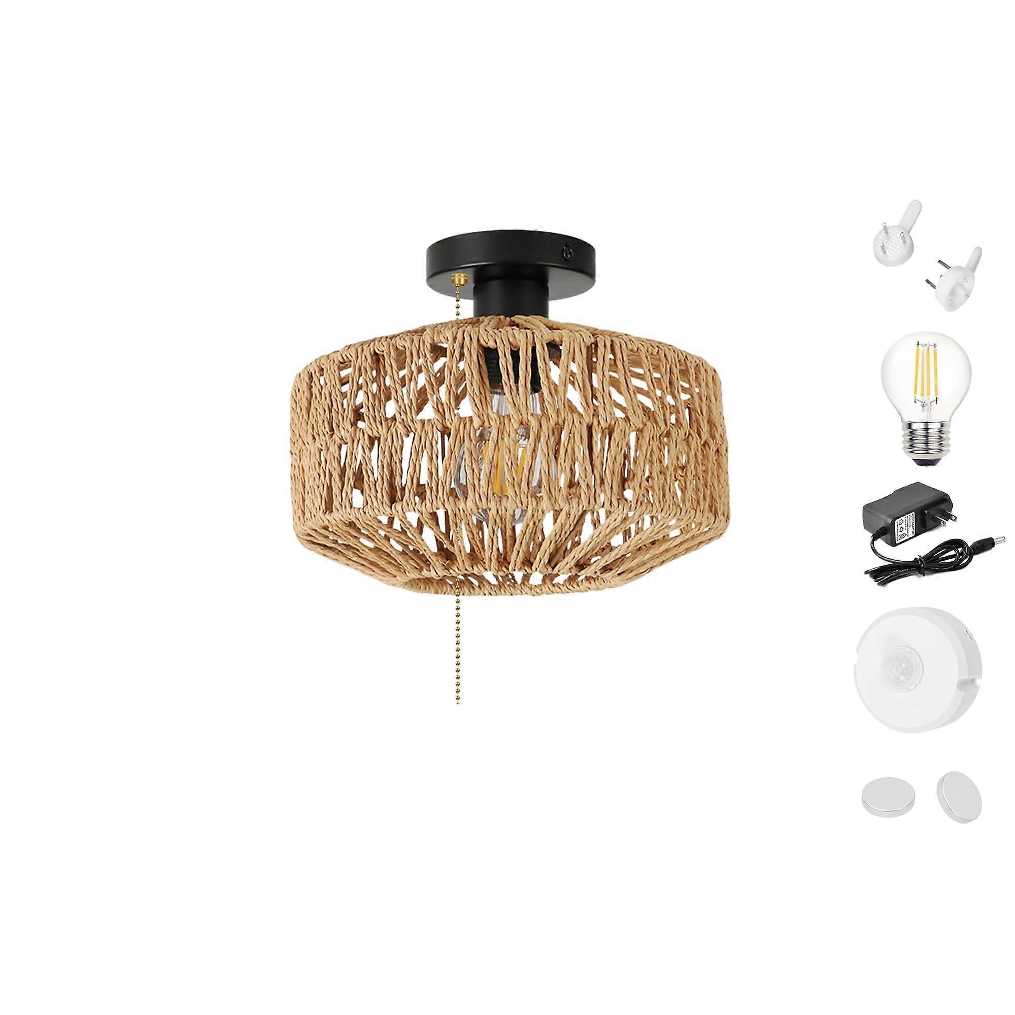 Wireless Motion Sensor Light with PIR and Light Sensor, Rechargeable Battery for Bedroom and Hallway