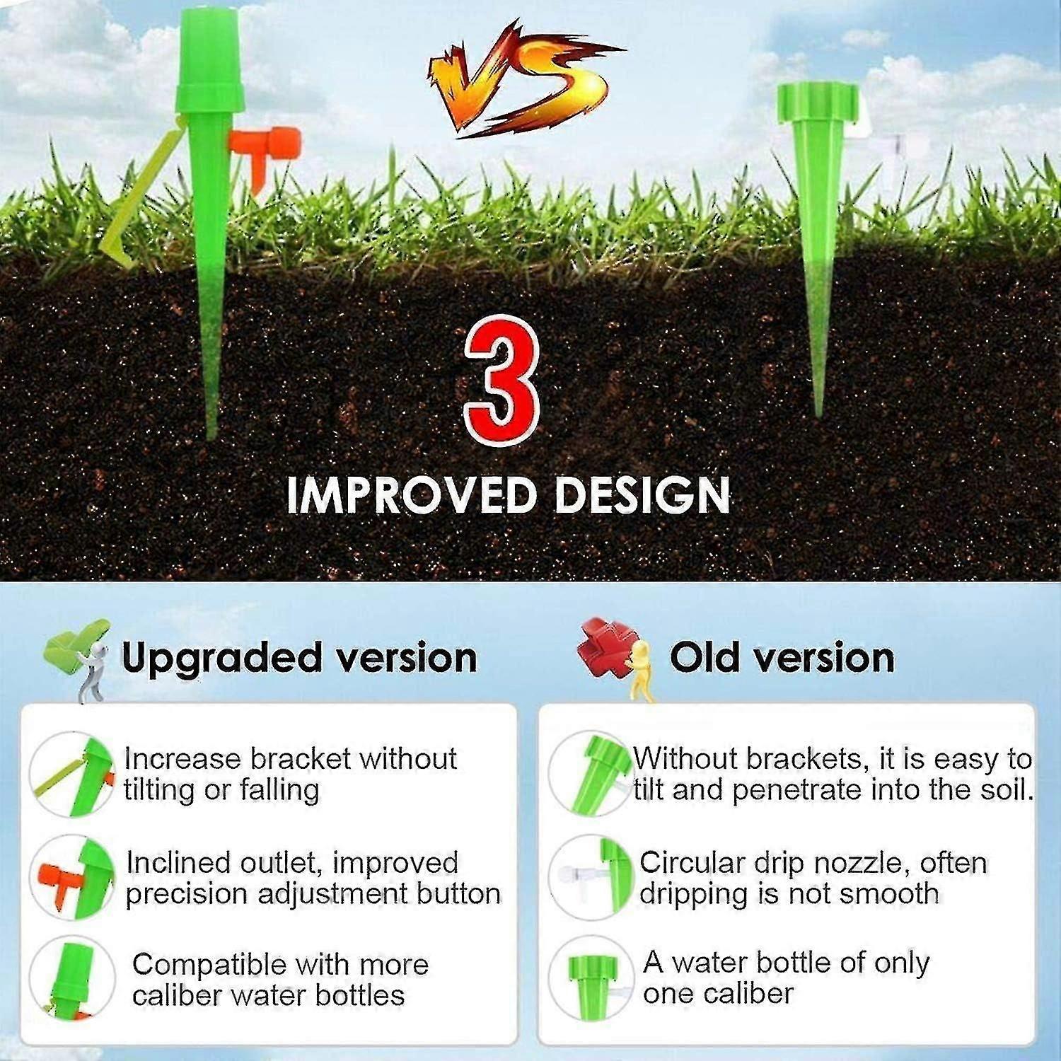 10 Drip Irrigation Kits Automatic Watering Stakes Suitable For All 