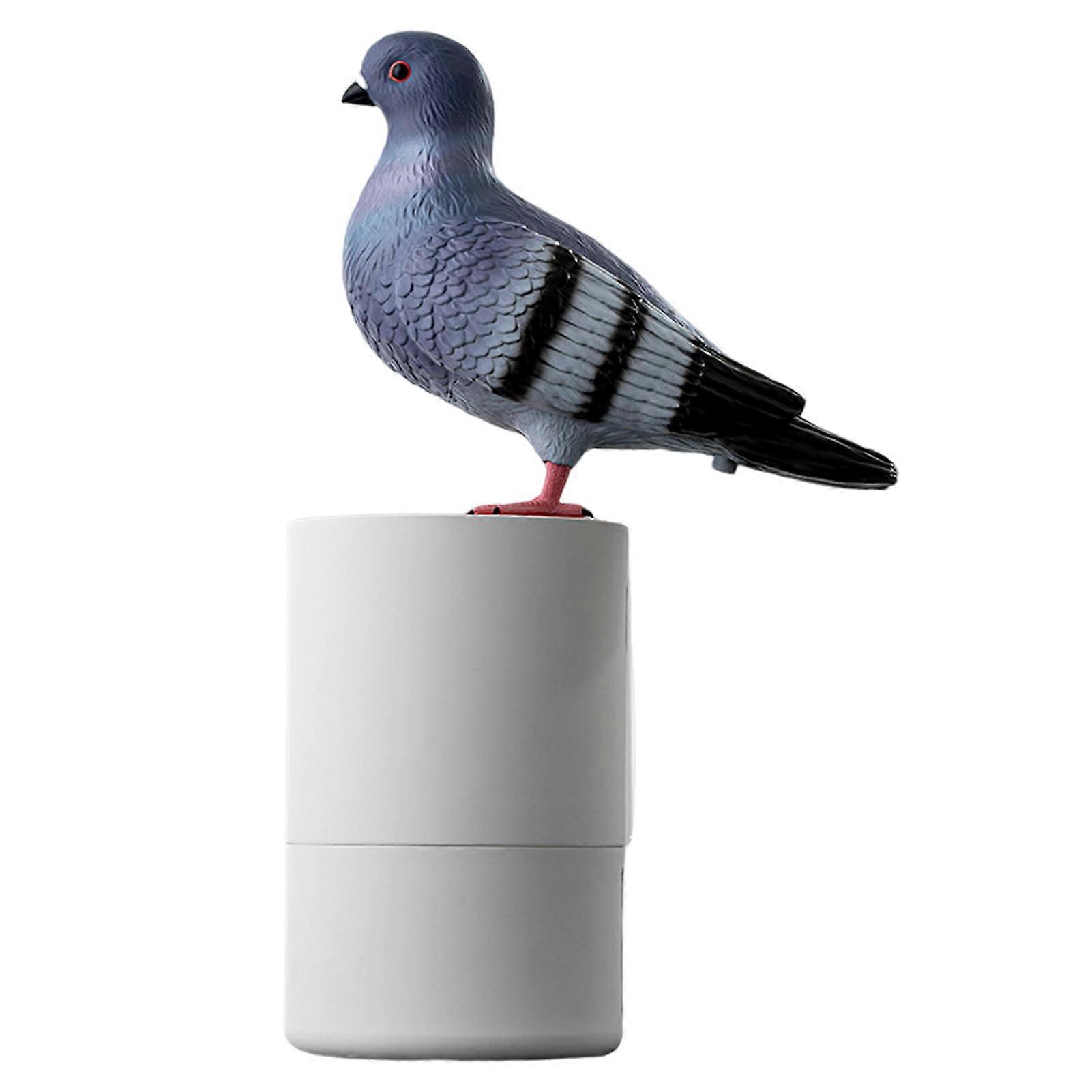 Automatic Foam Soap Dispenser with Smart Sensor, Pigeon Design, Rich Fine Foam for Kitchen and Bathroom, Grey