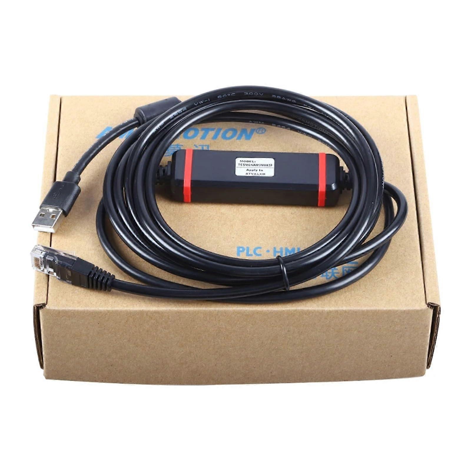 TCSMCNAM3M002P ATV VFD Servo Debug Cable 3m Fast Parameter Download Stable Connection for Schneider