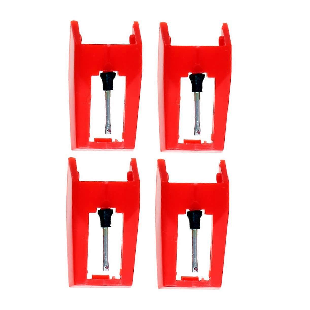 Turntable Needle 4pcs  Precision Record Player Stylus for Vinyl with Clear Smooth Sound