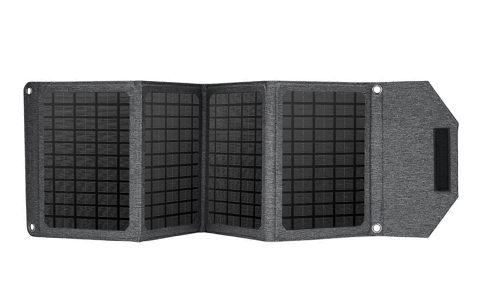 30W Portable Solar Panel Foldable Waterproof Fast Charging for Camping Power Bank Generator