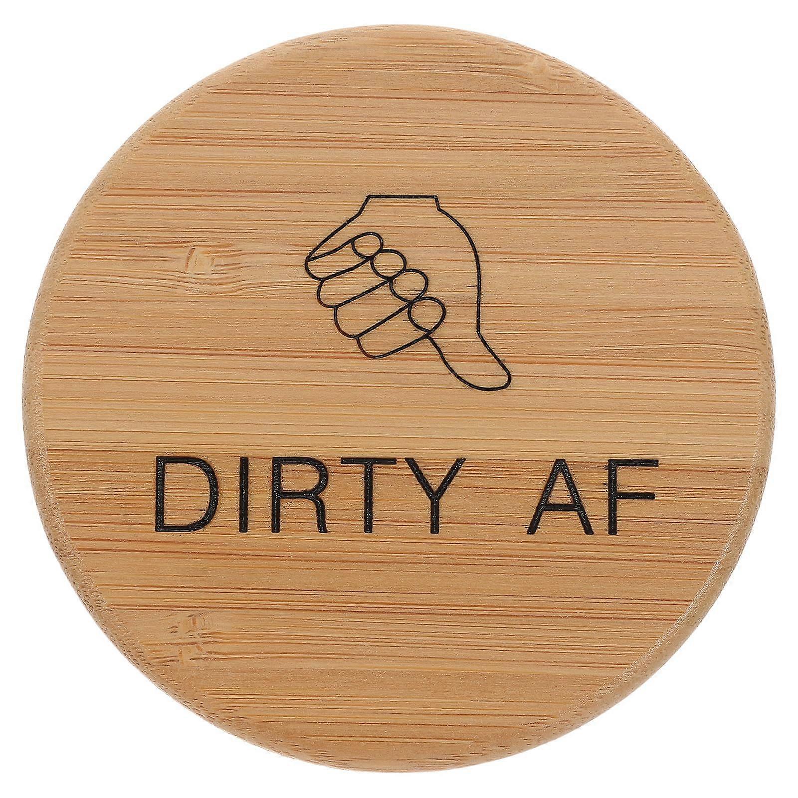 Clean Dirty Dishwasher Magnet Sign with Easy Status Indicator and Strong Magnetic Hold for Kitchen