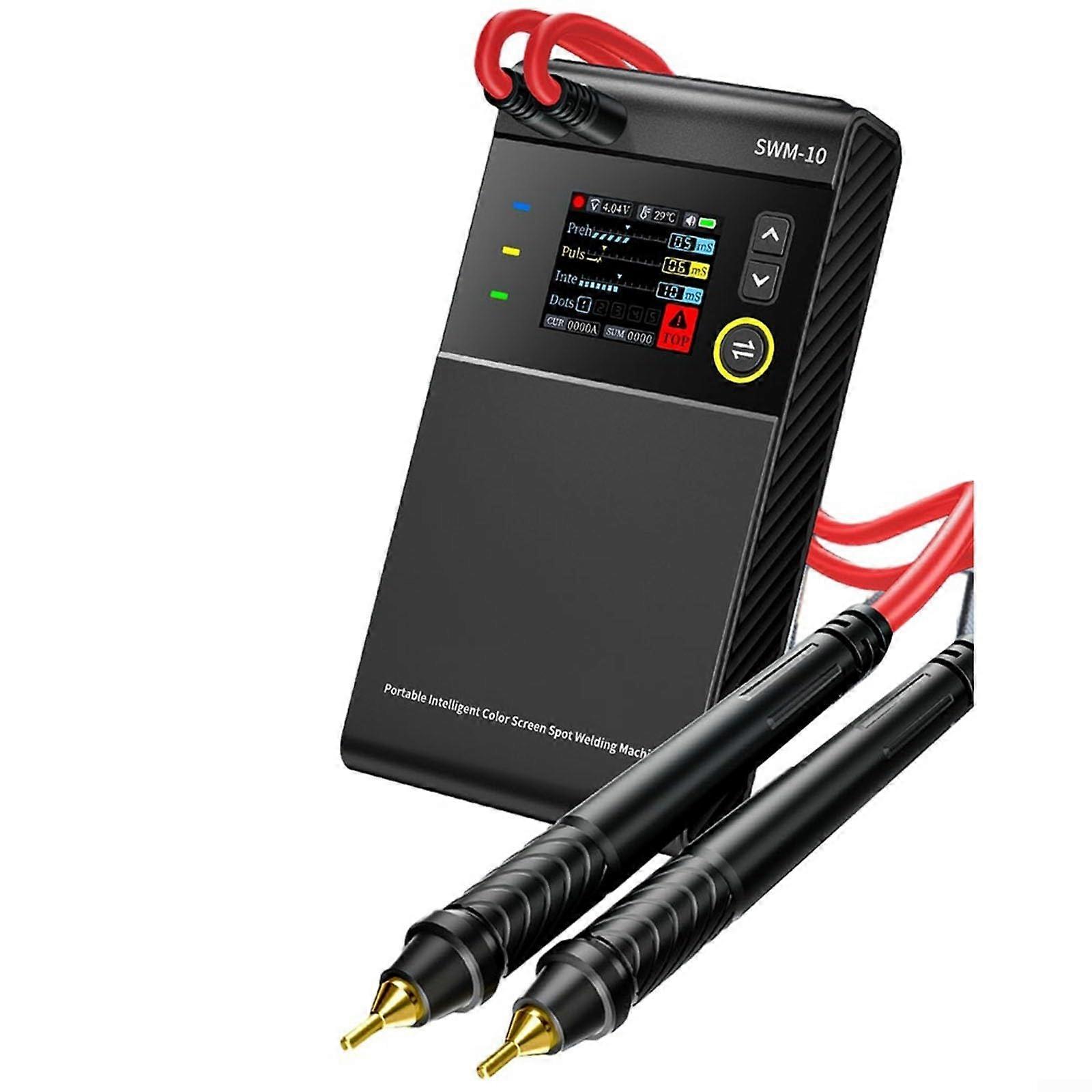 Spot Welder 1200A Double Pulse Battery Spot Welder with 5000mAh Lithium Battery for Nickel Sheets