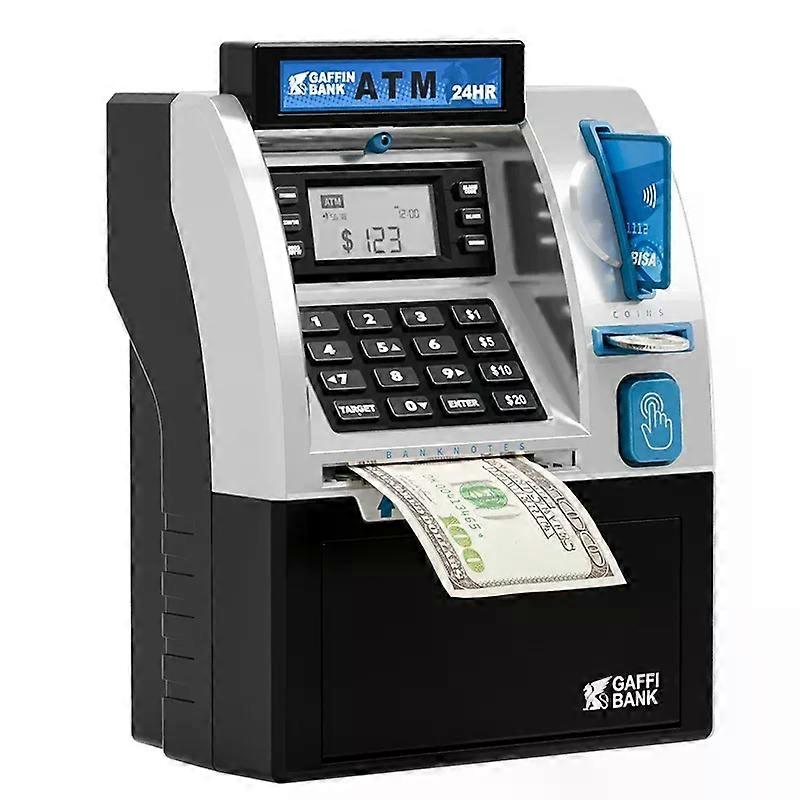 Simulation ATM tirelire carte de cr��dit intelligente comptage de pi��ces de monnaie grand mot de passe s?r ��conomie tirelire pot enfants joue