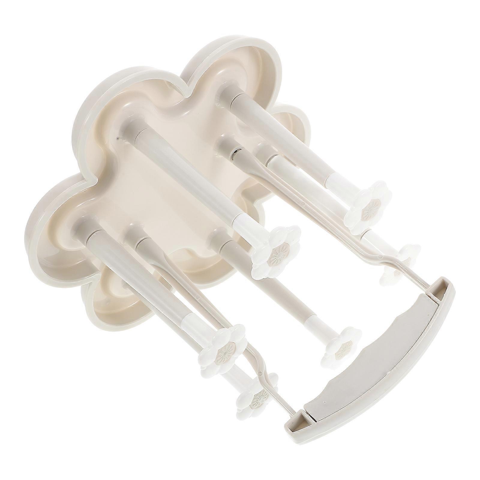 Baby Bottle Drying Rack Container for Kitchen Use Beige Space Saver