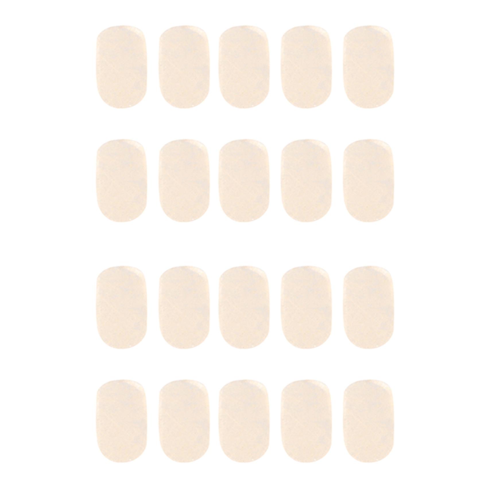 20X Cello Code String Sheepskin Pad E String Groove and Qin A String Slot Violin Viola Sheepskin String Pad (Small)