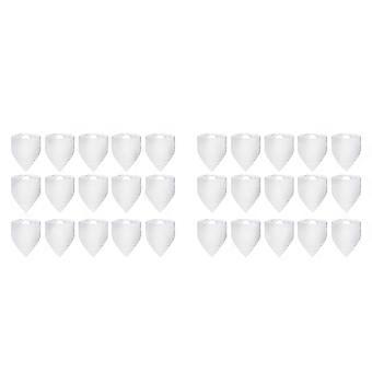 30 piezas de sublimación en blanco pañuelo para mascotas transferencia de calor lavable bricolaje triángulo bufanda para perros baberos pañuelo para perros cachorros