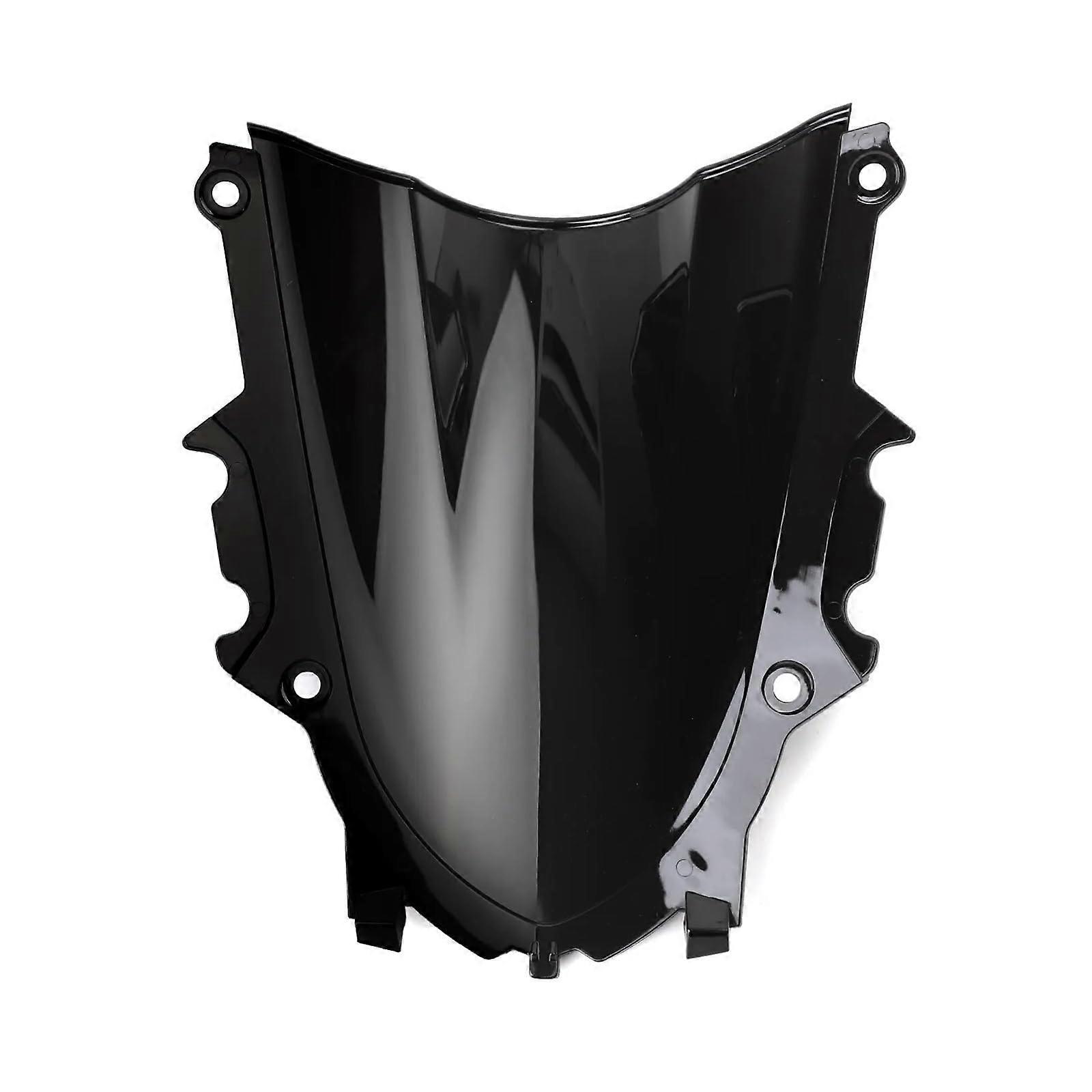 Motorcycle Windshield for YZF R3 2019 2020 Black ABS Windscreen with Aerodynamic Wind Deflection