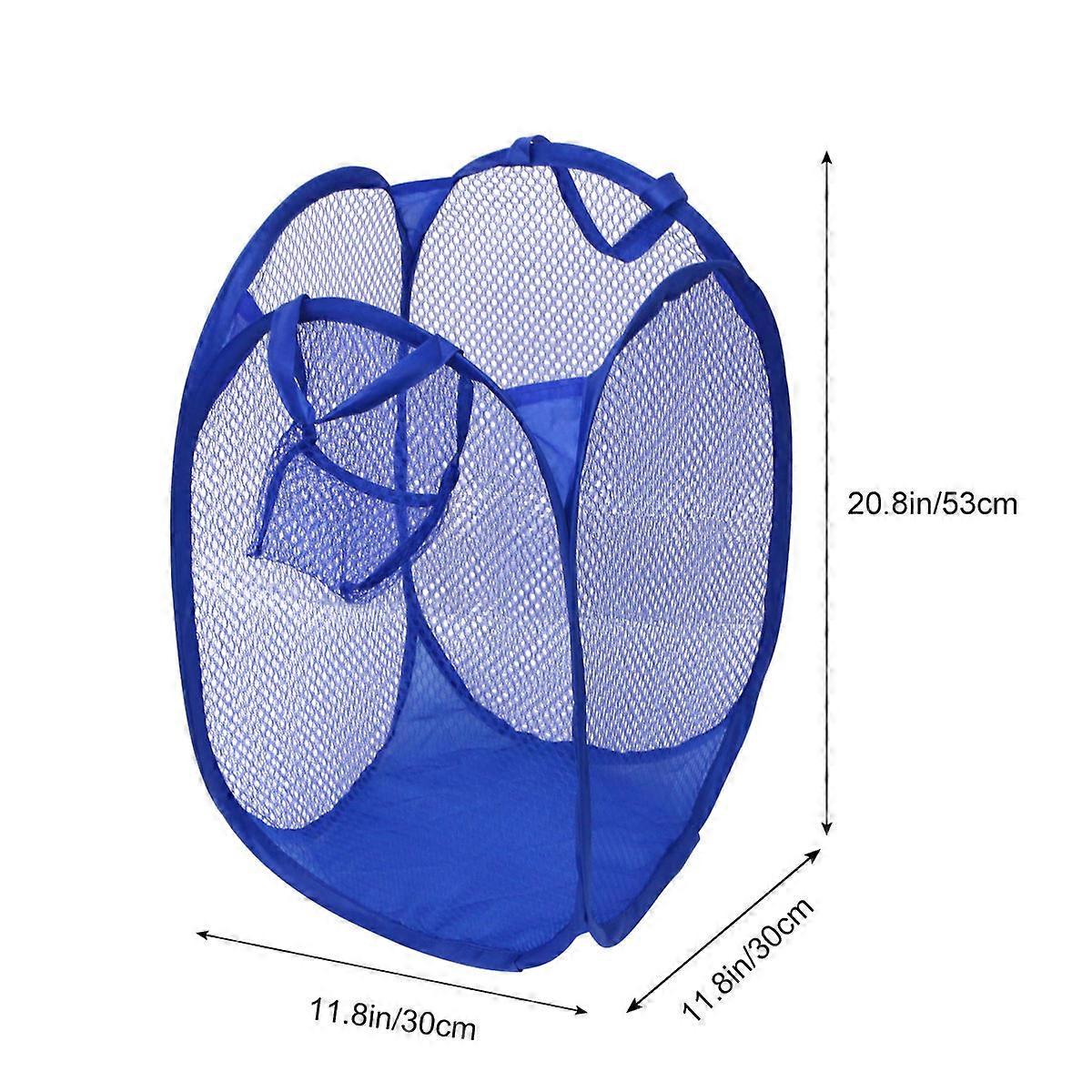 Dirty Clothes Basket Foldable Hamper for Storing Clothes 1Pcs Blue