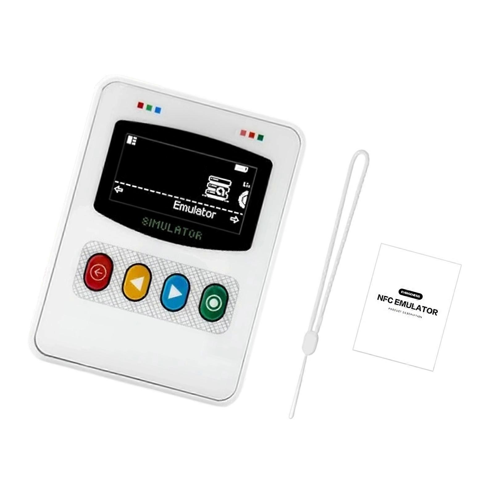 Multifunction Gaming Tool Combining LED Display Wireless Management & Emulator Suitable for Enhancing Console Experience  White