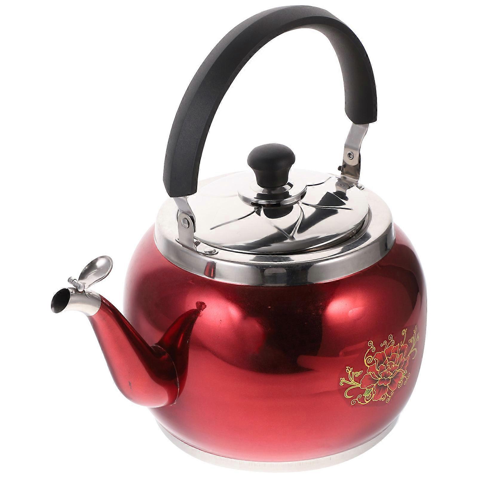 Practical Kitchen Water Heating Kettle Stainless Steel Whistling Kettle