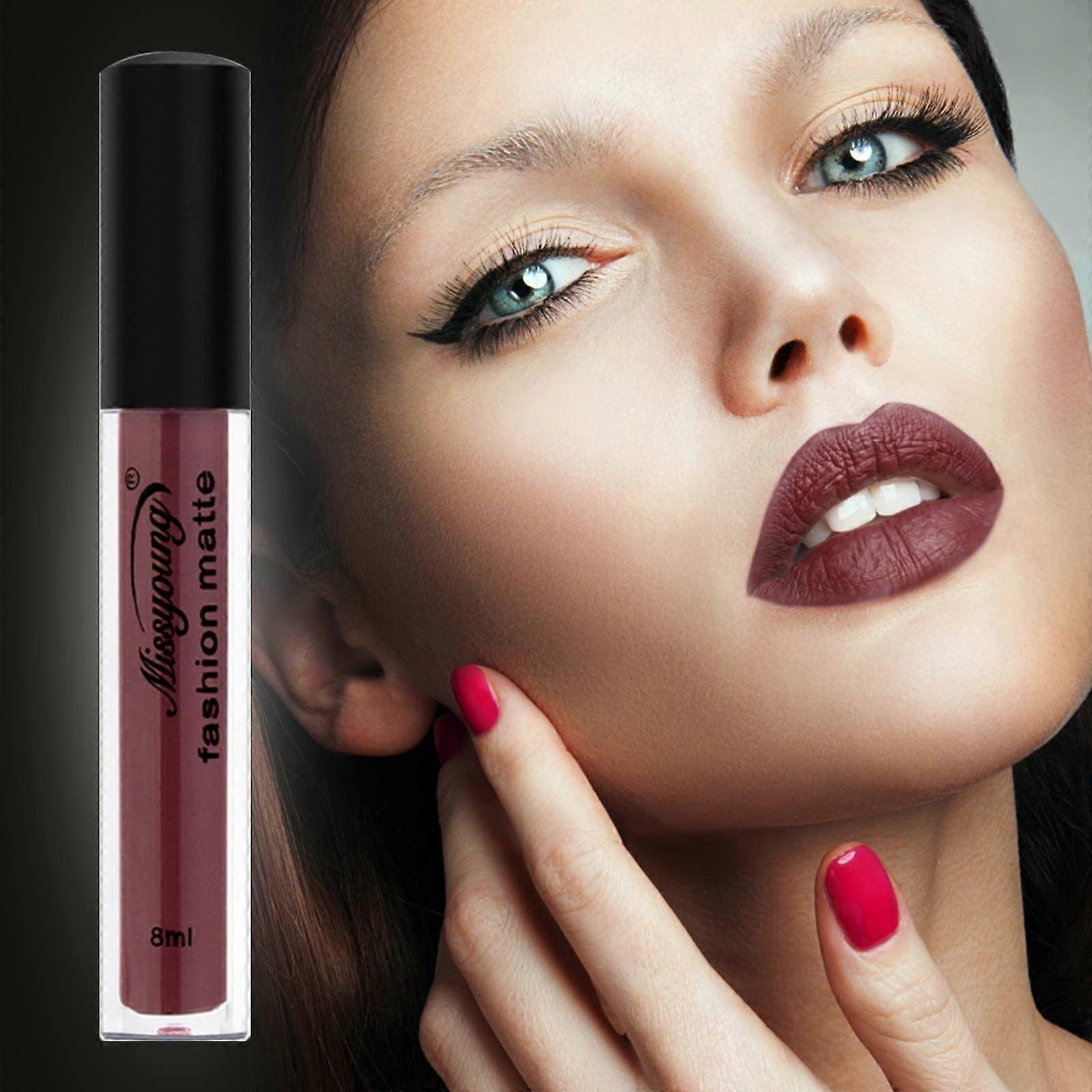 Long Lasting Waterproof Metallic Liquid Lipstick Gift Set, 8 Colors Mini Capsule