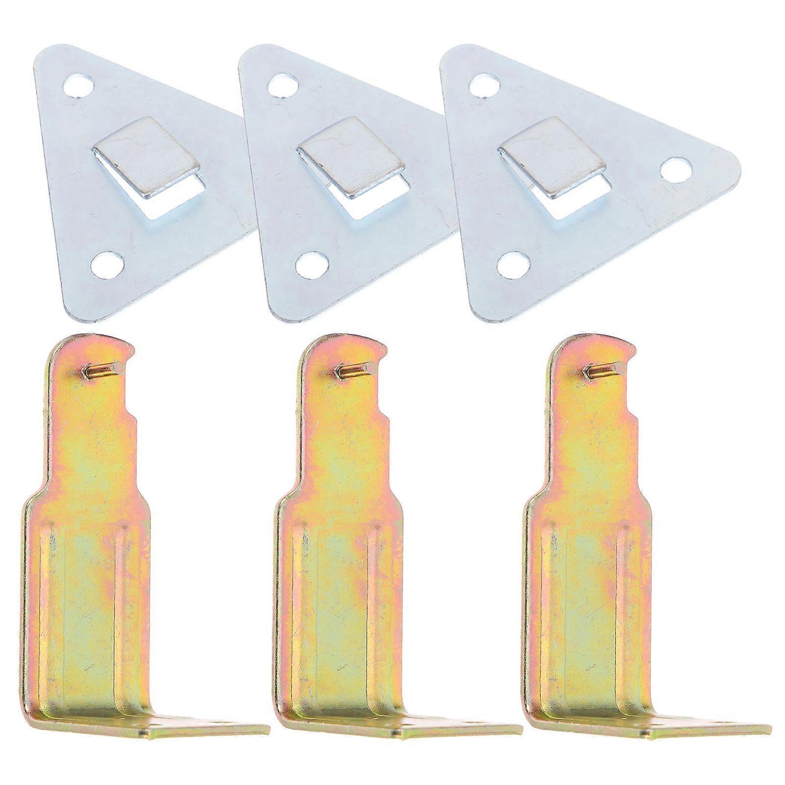 Fire Extinguisher Wall Mount Bracket Metal Hooks for 6Sets