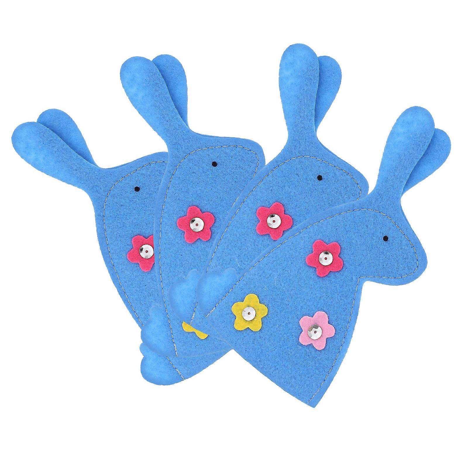 Easter Egg Ornament Bag Shape Nonwoven Fabric Covers 20Pcs