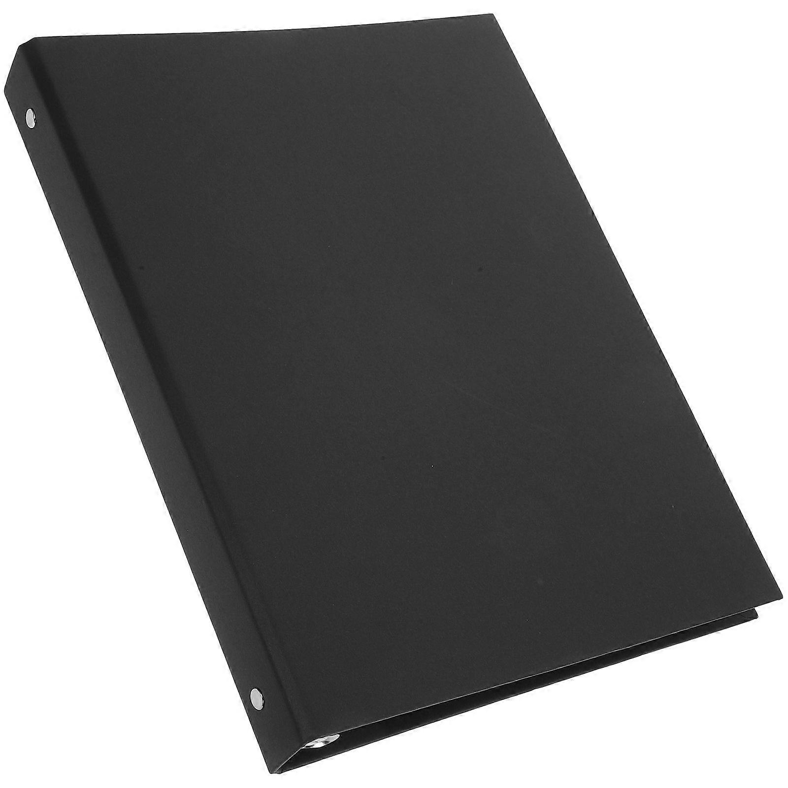 Binder Cover 4-Ring Binder Notebook Binder Cover Kraft Paper Binder Reusable Notebook Shell