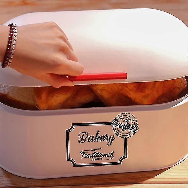 Household Bread Box Kitchen Food Snacks Bread Storage Bins Holder Container