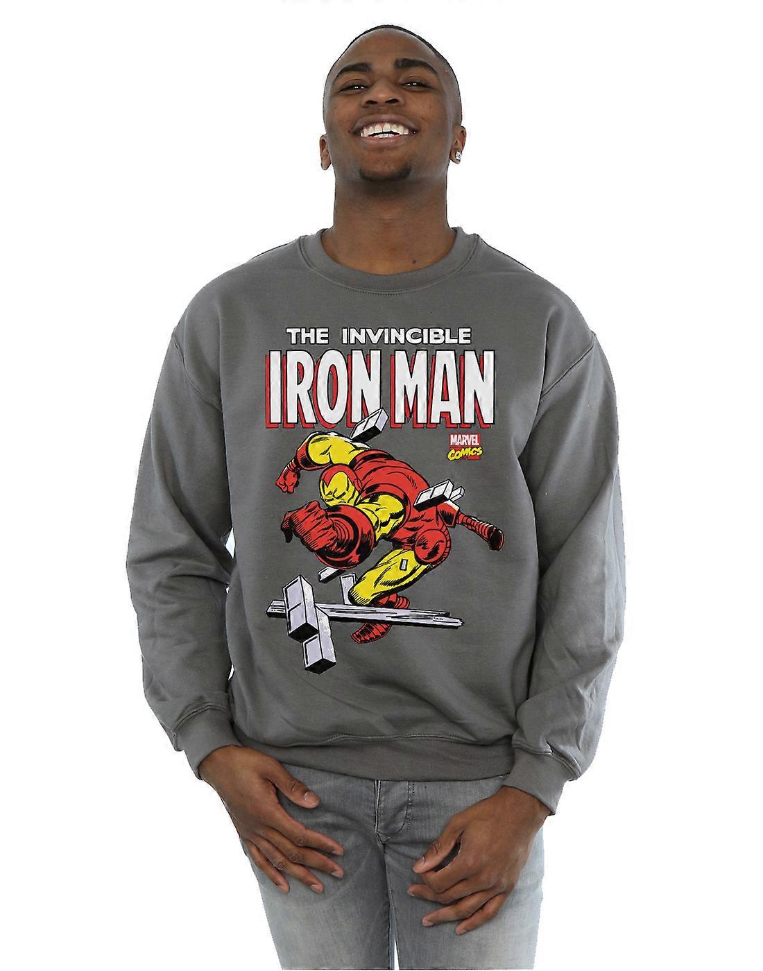 Marvel Men's Iron Man Smash Sweatshirt