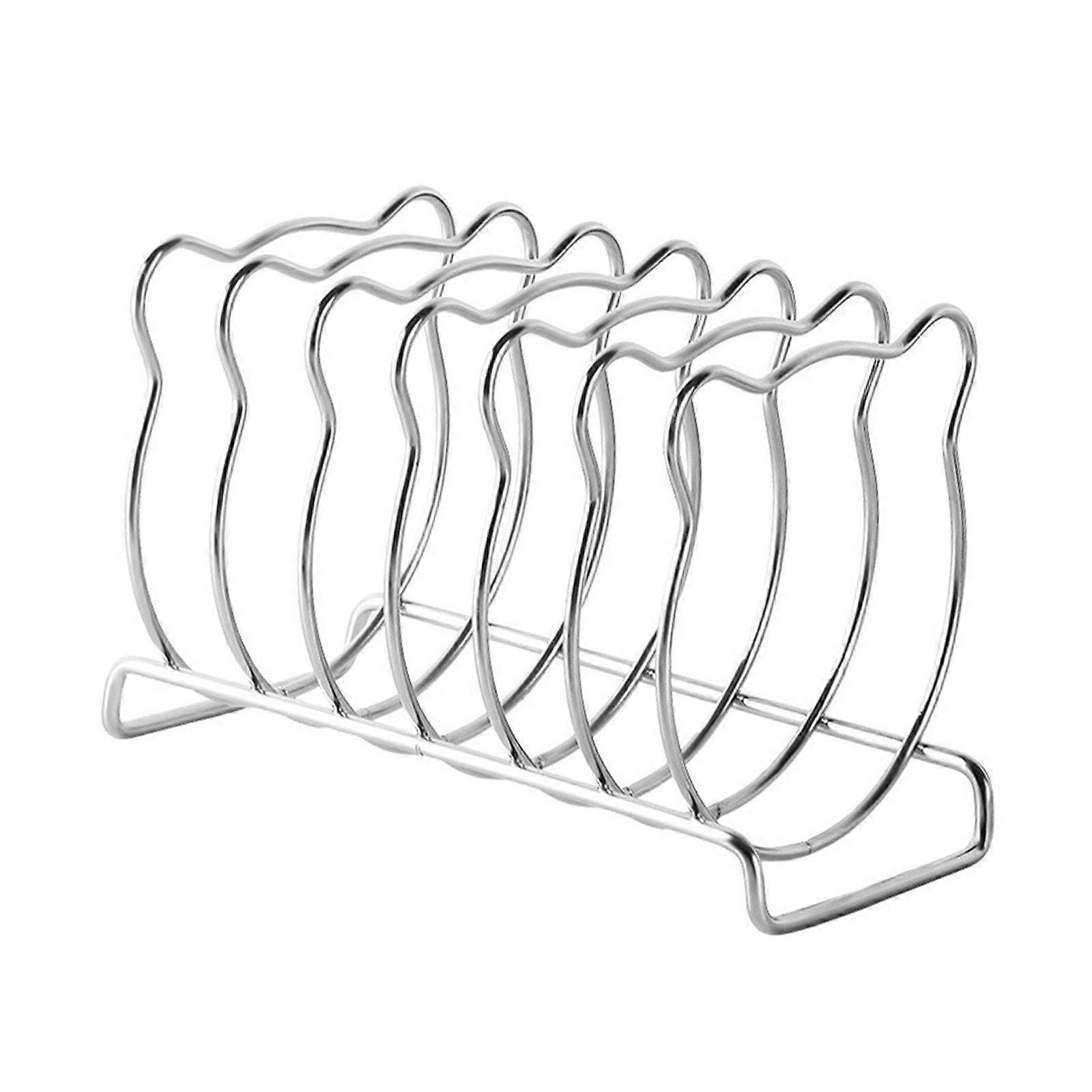 Stainless Steel Toast Rack 6 Slice Holder for Breakfast Dining Table Elegant Easy Clean