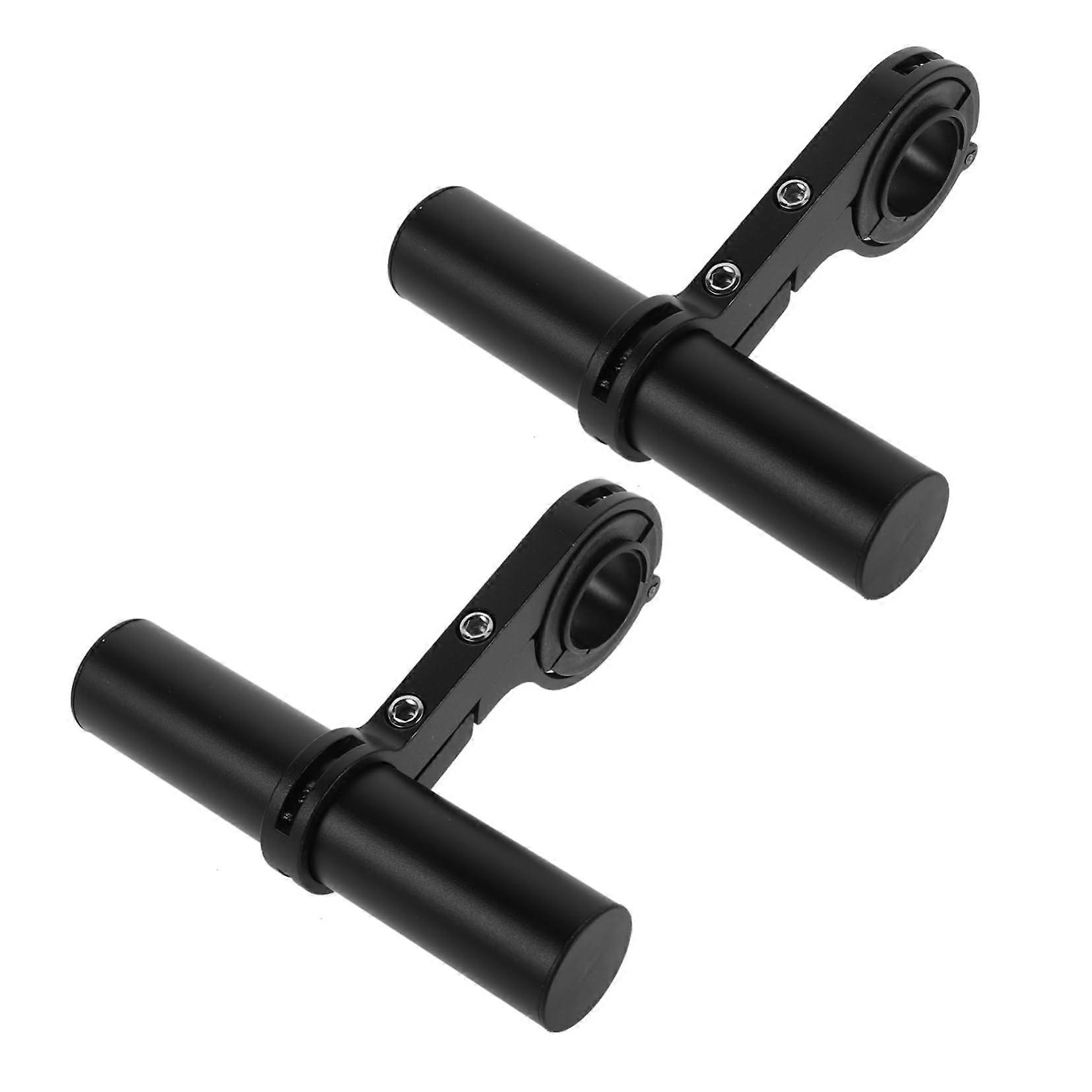 2pcs Bike Handlebar Extension Mount for Light and Speedometer, Universal Bicycle Accessory Clamp
