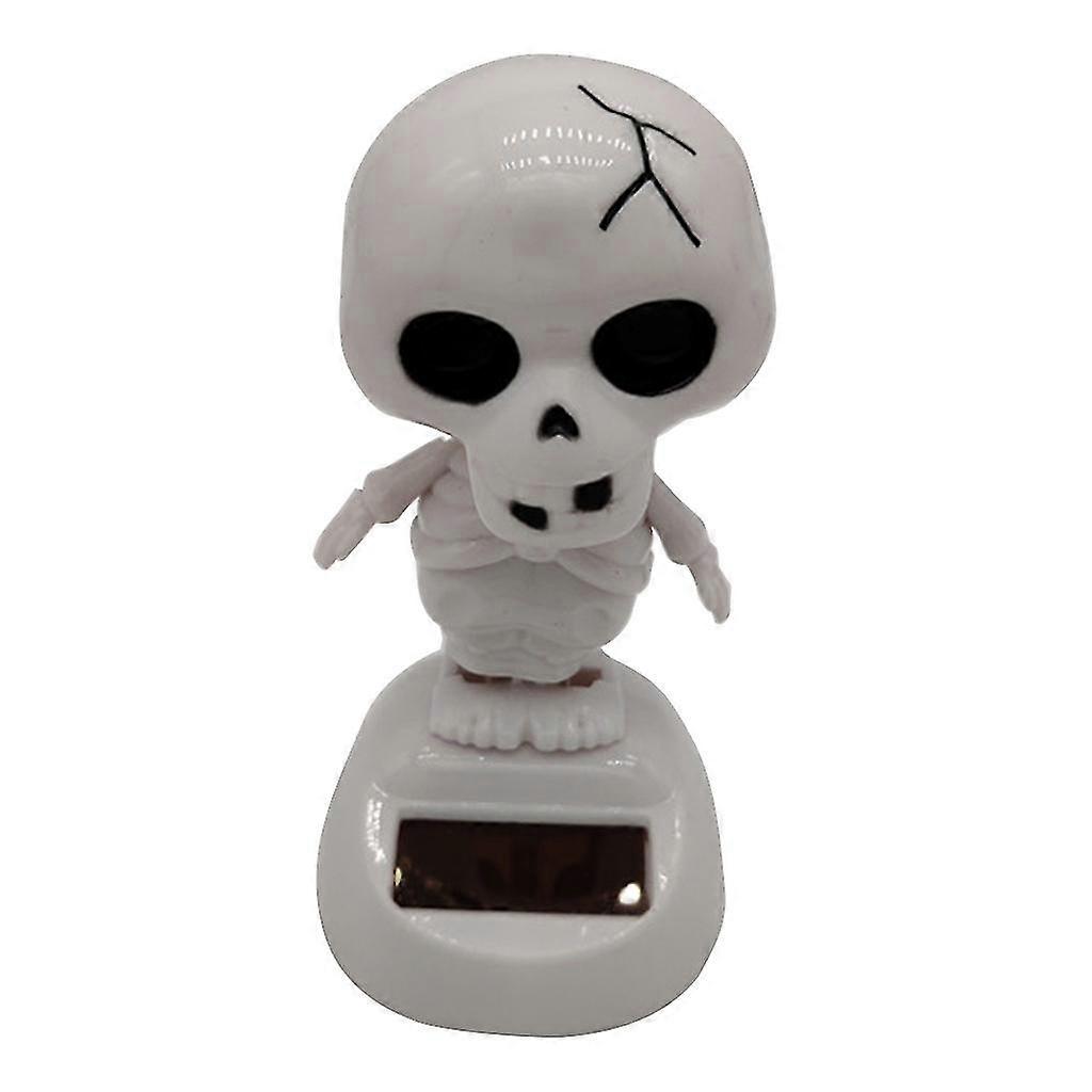 Bobbleheads Ornaments Skeleton Pumpkin Witch Ghost Desk Home Solar Powered