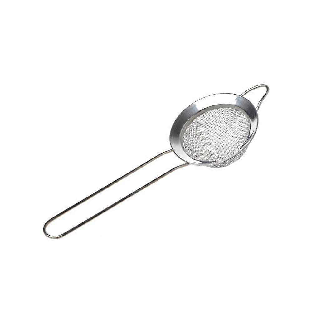 Fine Mesh Strainer 8cm Stainless Steel Conical Kitchen Tool for Tea Coffee Sugar with Handle