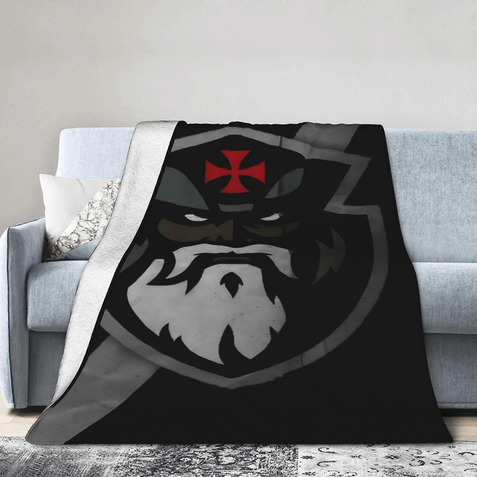 This Cross Helm Sword Shadow Flannel Blanket Soft Warm