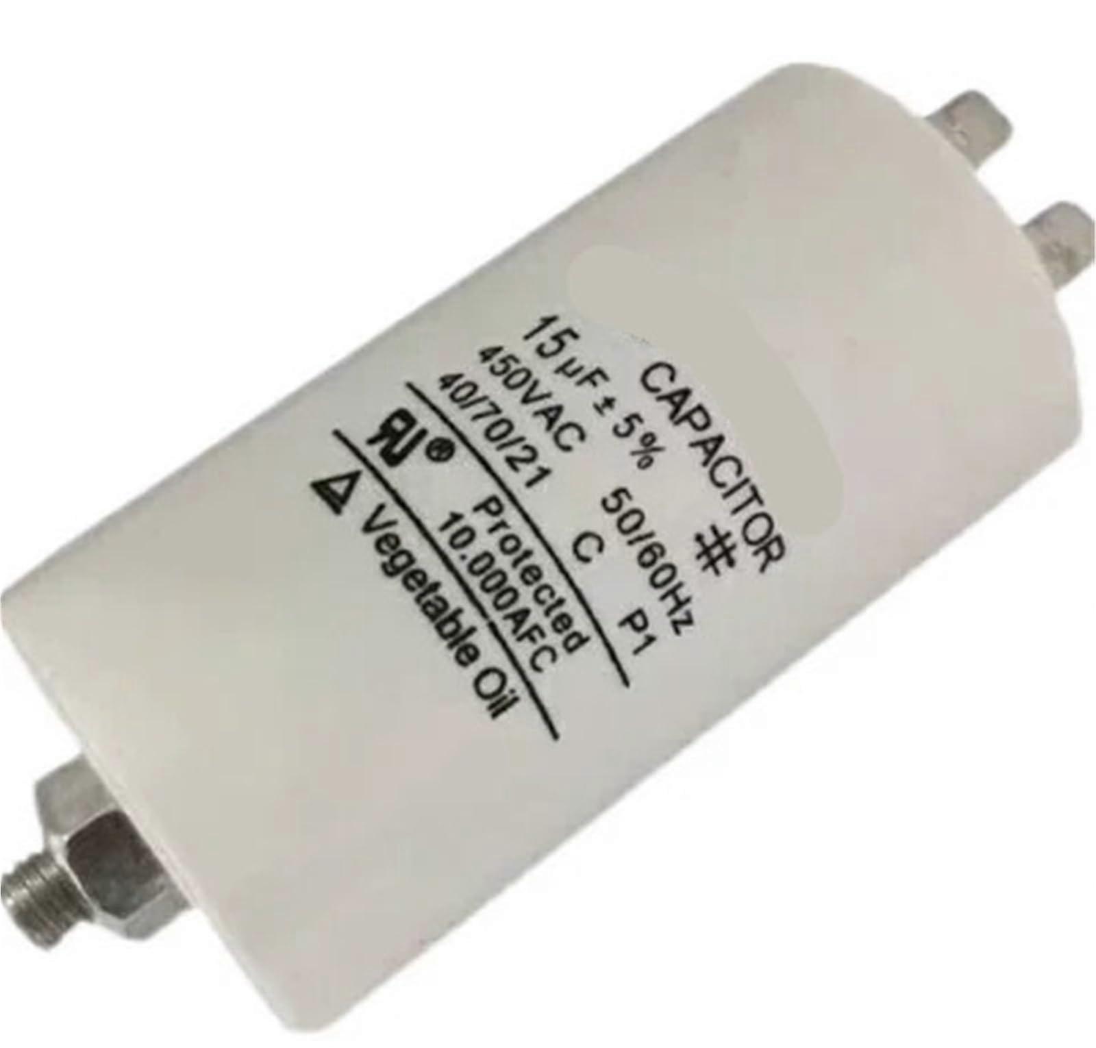 Washing Machine Motor Capacitor CBB60 450V 40uF Reliable Start Run Replacement 1pc