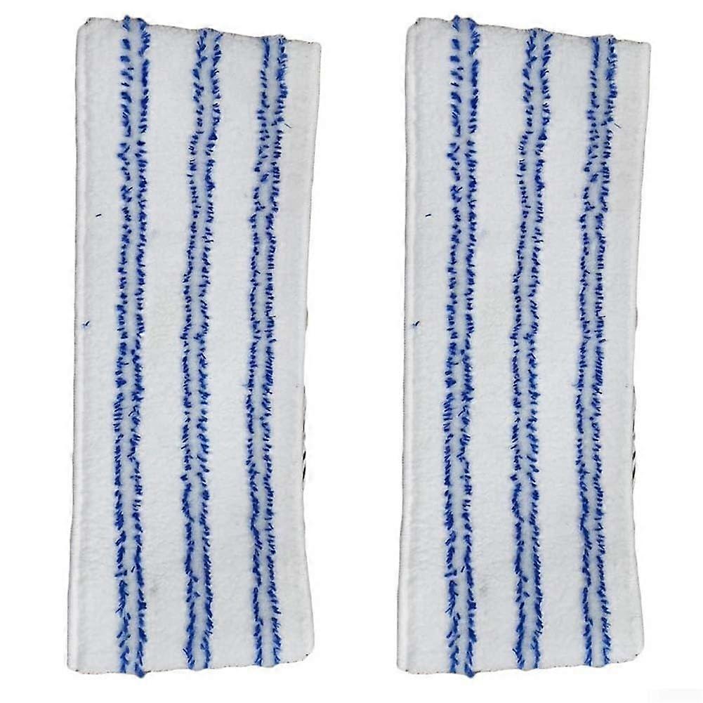 2PCS Microfiber Replacement Mop Pads for Brush Eco Pro, Soft Durable Reusable Pads for Hard Floors