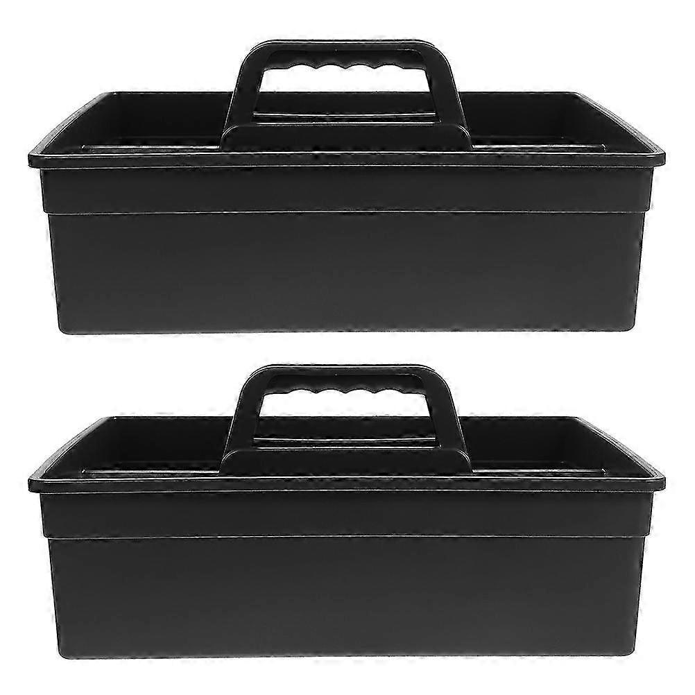 Cleaning Supplies Basket Durable Tool Box for Storage Use 2Pcs Handheld Container