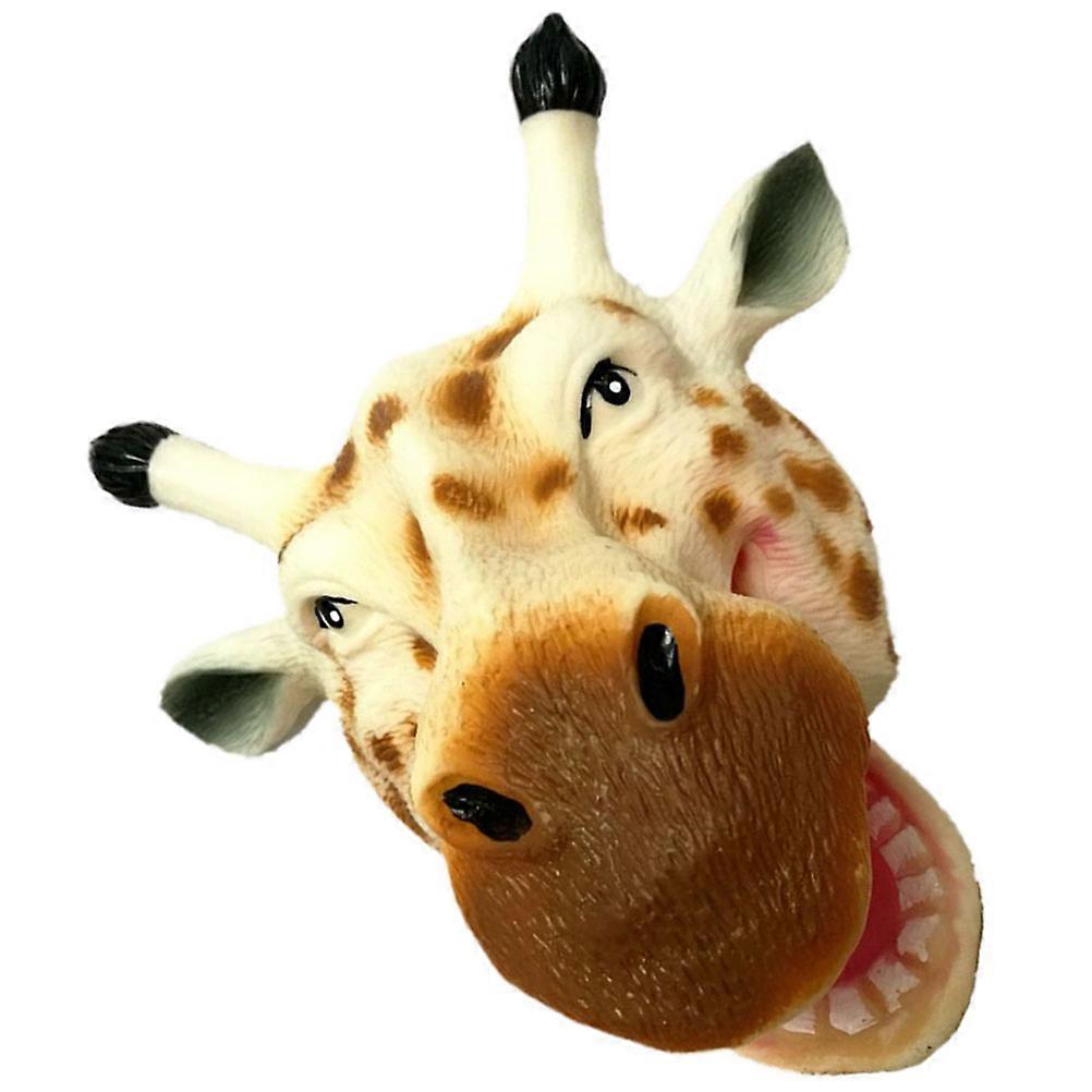 Giraffe Hand Puppet Head Toy for Creative Interaction Baby Infant