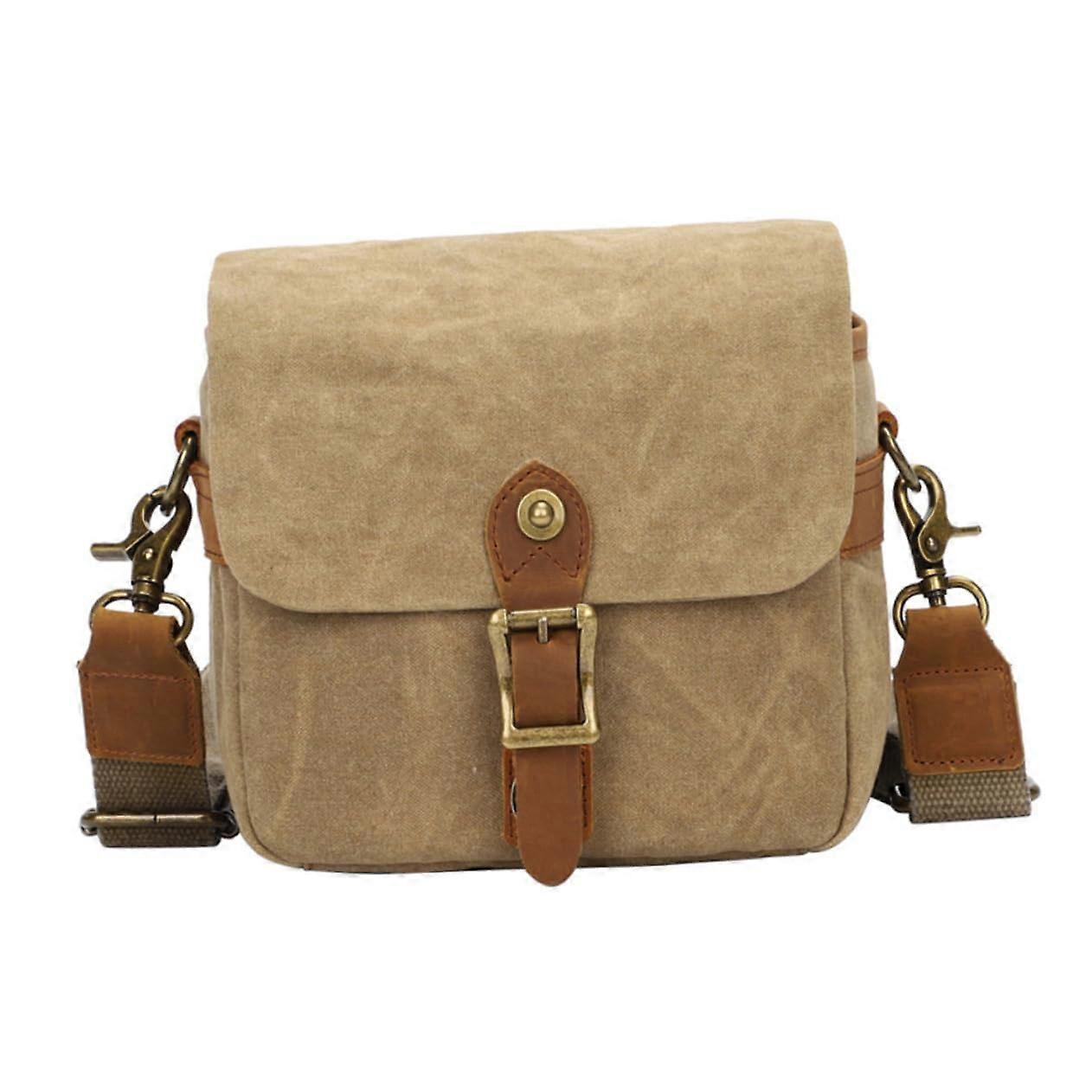 Waterproof Canvas DSLR Camera Bag with FlipOpen Quick Access, Shockproof and ScratchResistant Design